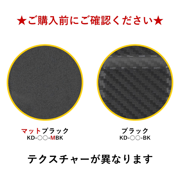 Kydex ケース (CHARGE) マット ブラック